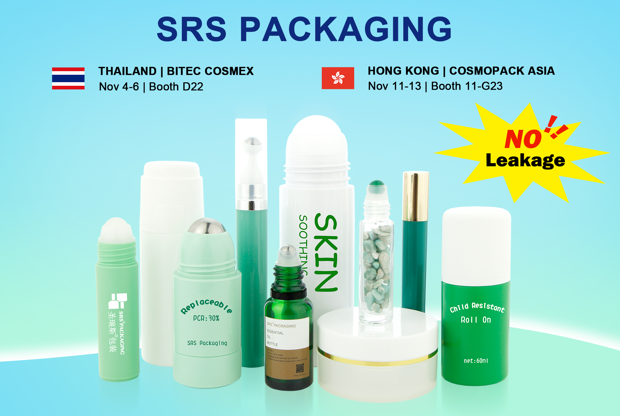 2025 THAILAND BITEC COSMEX & HONGKONG COSMOPACK ASIA